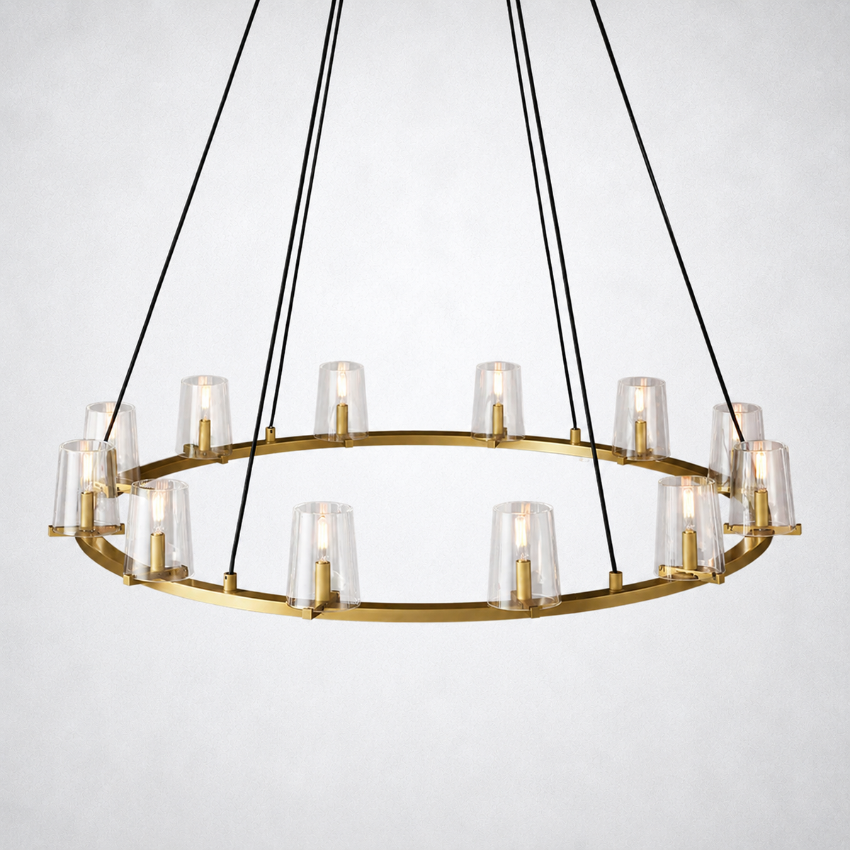Celeste Glass Round Chandelier