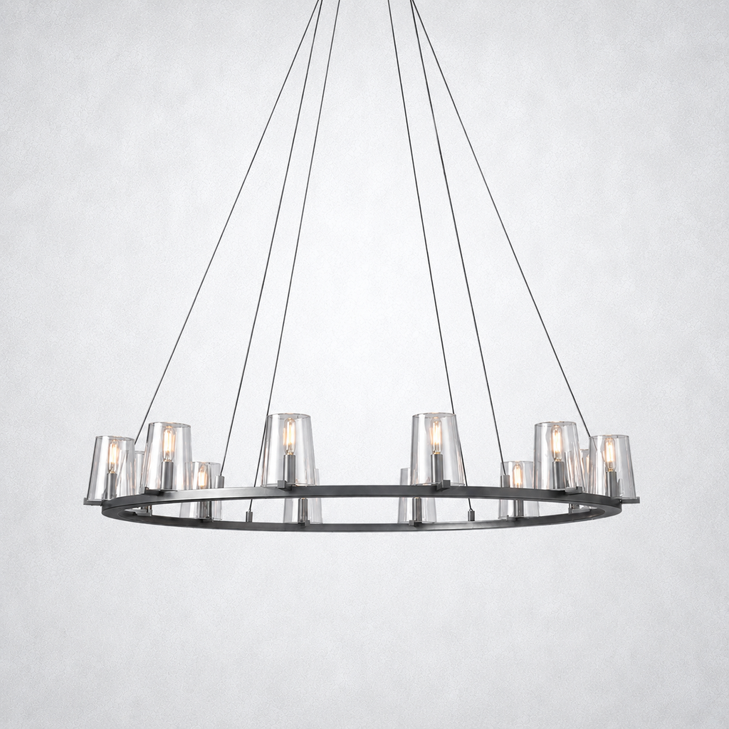 Celeste Glass Round Chandelier