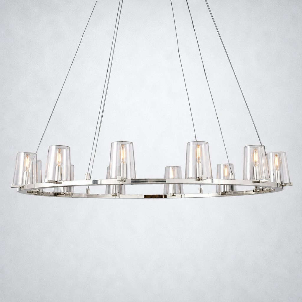Celeste Glass Round Chandelier