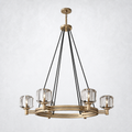 Amara Crystal Round Chandelier