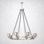 Amara Crystal Round Chandelier