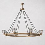 Amara Crystal Round Chandelier