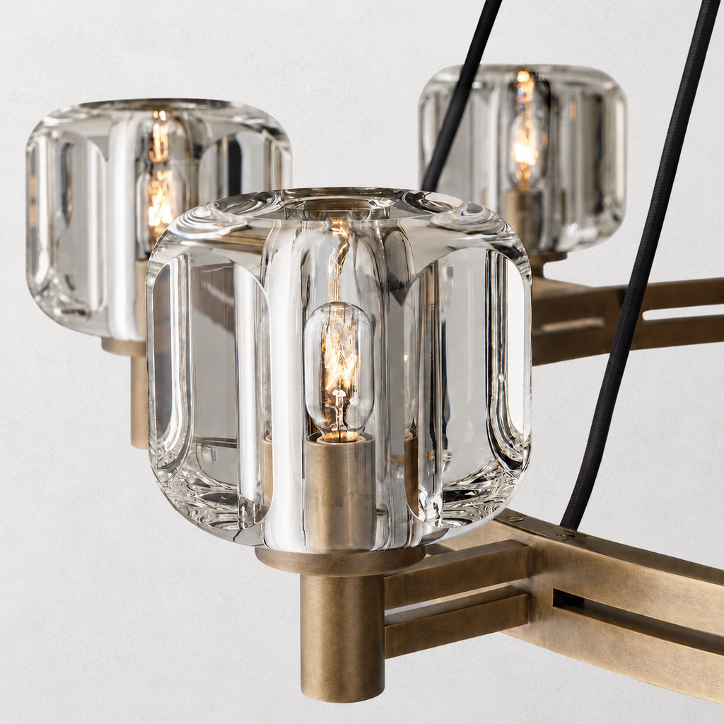 Amara Crystal Round Chandelier