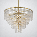 Riviera 4-Tier Round Chandelier 48"