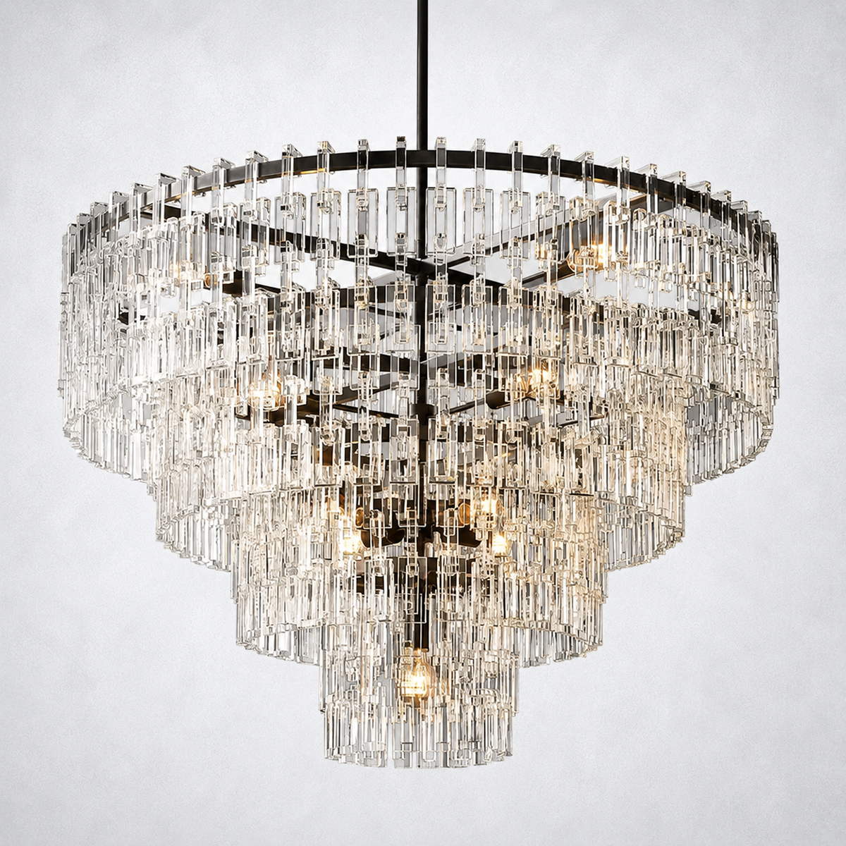 Riviera 4-Tier Round Chandelier 48"