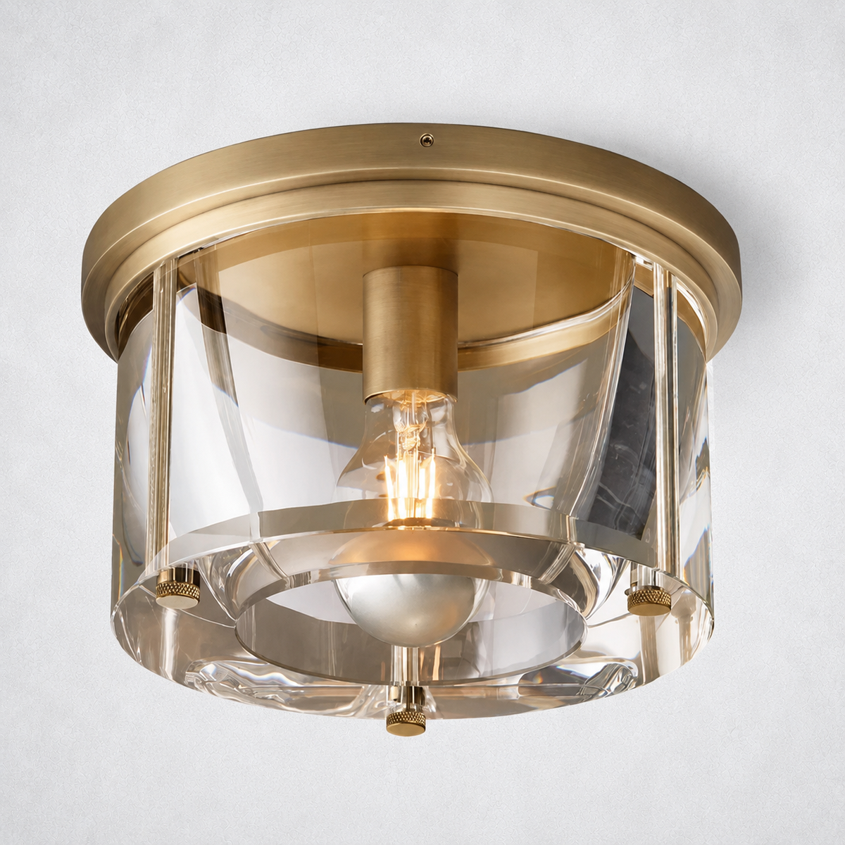 Linden Round Flushmount