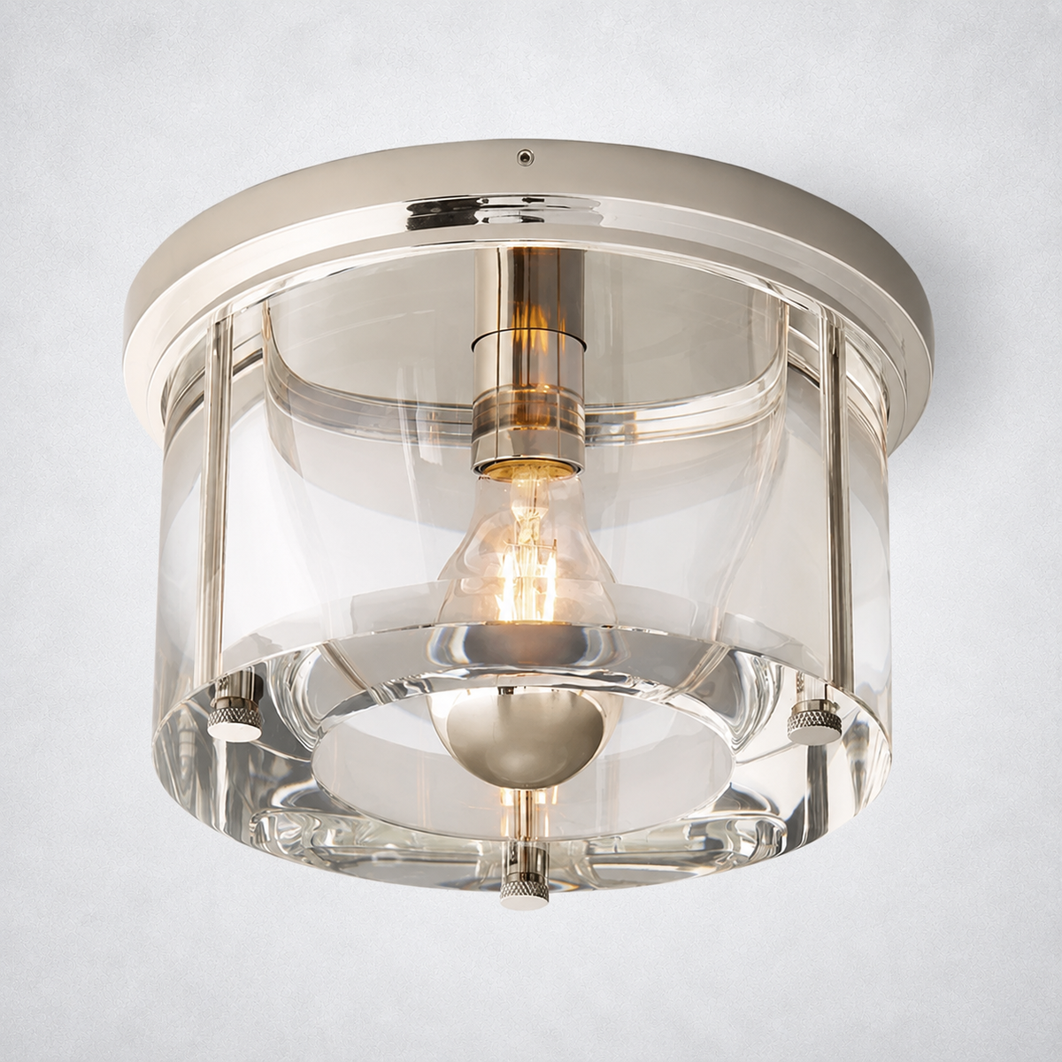 Linden Round Flushmount