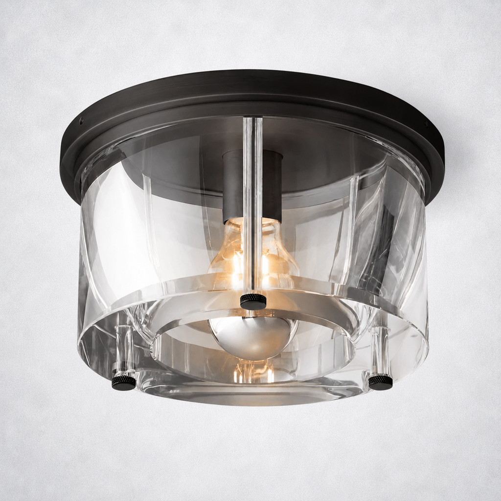 Linden Round Flushmount