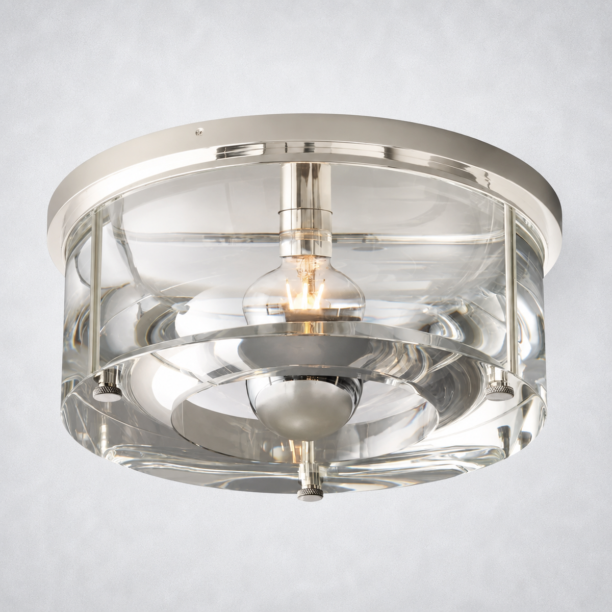 Linden Round Flushmount