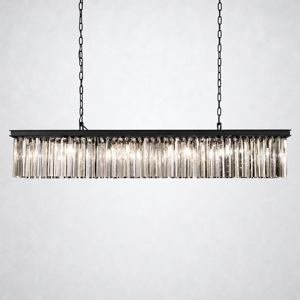 1920 Avelora Single Rectangular Chandelier
