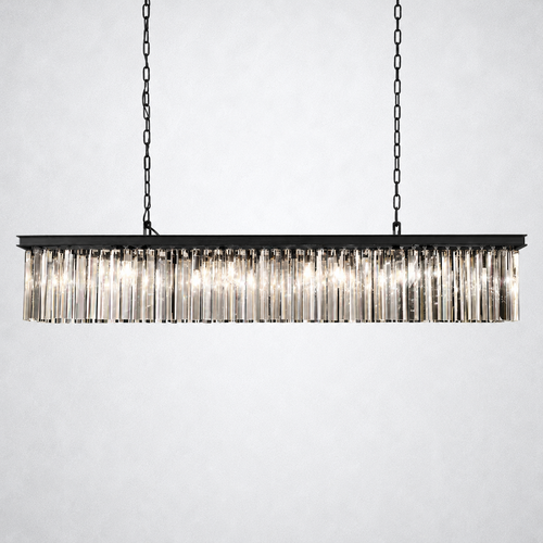 1920 Avelora Single Rectangular Chandelier