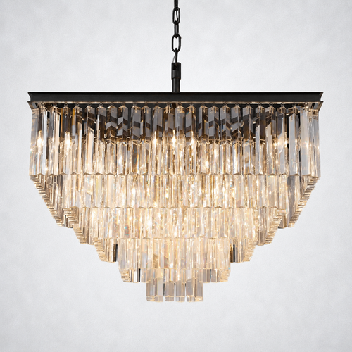 1920 Avelora Square Chandelier 34"