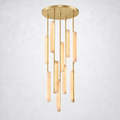 Sterling Alabaster Round Chandelier 24"