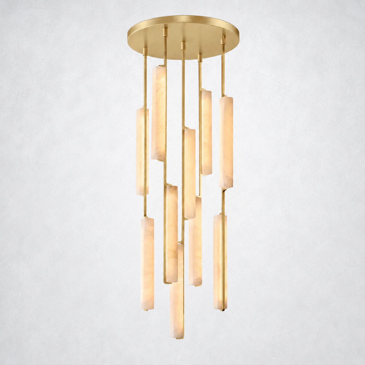 Sterling Alabaster Round Chandelier 24"