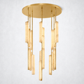 Sterling Alabaster Round Chandelier 40"