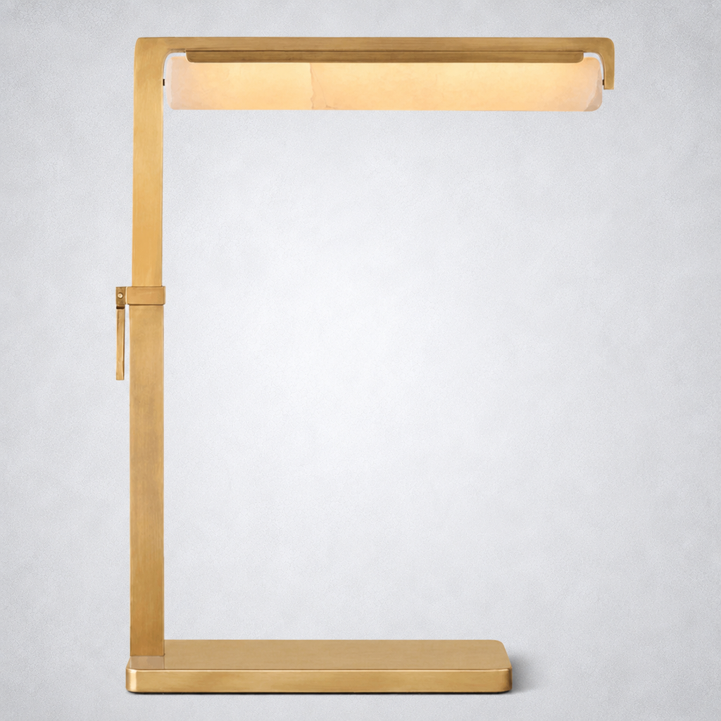 Sterling Alabaster Task Table Lamp