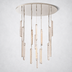 Sterling Round Chandelier 56"
