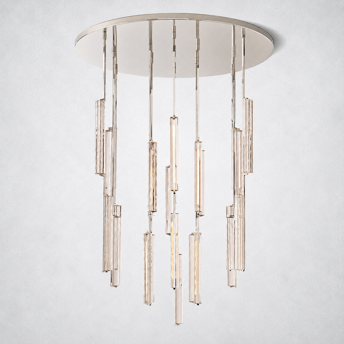 Sterling Round Chandelier 56"