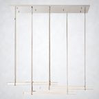 Sterling Triple Bar Linear Chandelier
