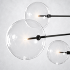 Quintara Glass Globe Pendant Chandelier 79''