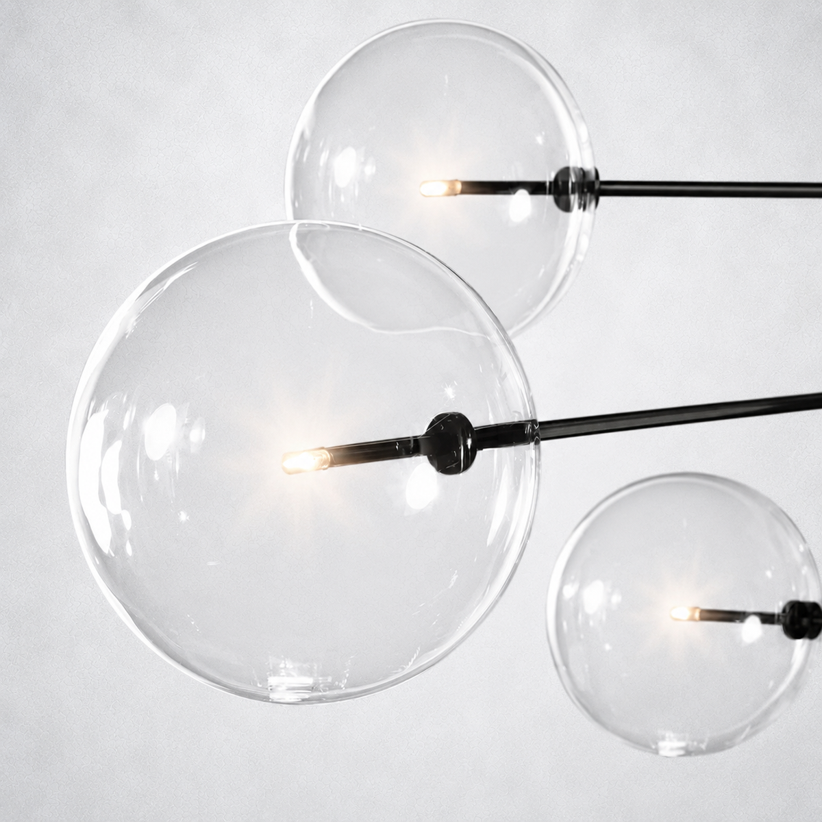 Quintara Glass Globe Pendant Chandelier 79''