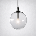 Quintara Glass Globe Pendant Light 6" 10" 14"
