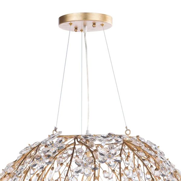 Isadora 8 Lights Spherical Chandelier 30"