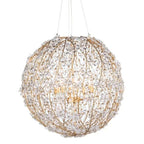 Isadora 8 Lights Spherical Chandelier 30"