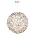 Isadora 8 Lights Spherical Chandelier 30"