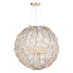 Isadora 8 Lights Spherical Chandelier 30"