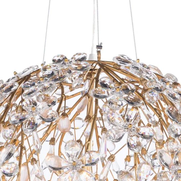 Isadora 6 Lights Spherical Chandelier 20"