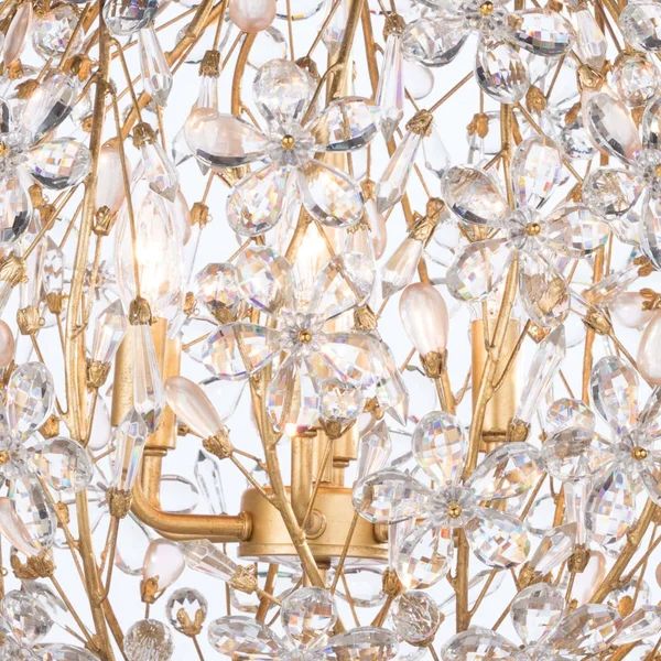 Isadora 6 Lights Spherical Chandelier 20"
