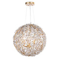 Isadora 6 Lights Spherical Chandelier 20"