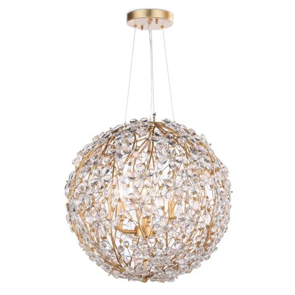 Isadora 6 Lights Spherical Chandelier 20"