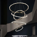 Savoy Crystal Cluster Multi Rings Chandelier