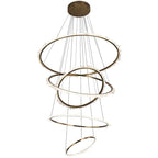 Savoy Crystal Cluster Multi Rings Chandelier