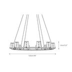 Puailace Round Chandelier