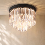 1920s Art Deco Round Flushmount