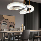 Nocturne Contemporary Nordic Alabaster Chandelier