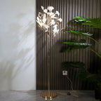 Tuscany Ceramic Leaf Floor Lamp