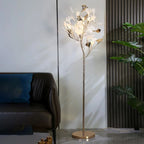 Tuscany Ceramic Leaf Floor Lamp