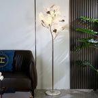Tuscany Ceramic Leaf Floor Lamp