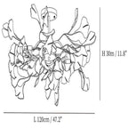 Tuscany Ceramic Luxury Chandelier Style B