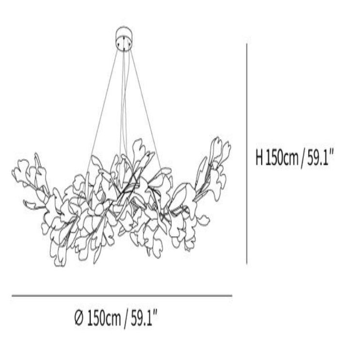 Tuscany  Ceramic Luxury Chandelier Style F