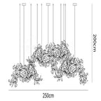 Tuscany Ceramic  Luxury Chandelier Style H