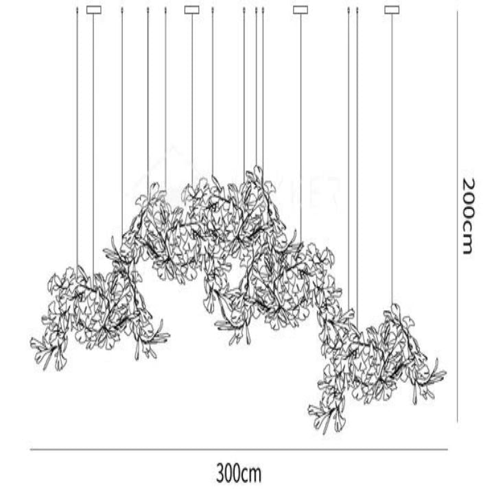 Tuscany Ceramic  Luxury Chandelier Style H
