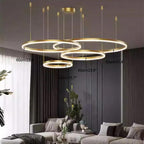 Grandeur Multi Rings Gold Chandelier