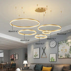 Grandeur Multi Rings Gold Chandelier