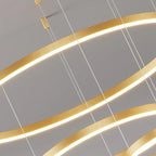 Grandeur Multi Rings Gold Chandelier