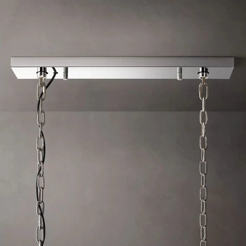 Ellington Calcite Rectangular Chandelier 42"